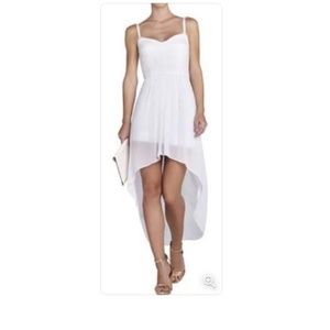 BCBGMAXAZRIA White Bustier Dress